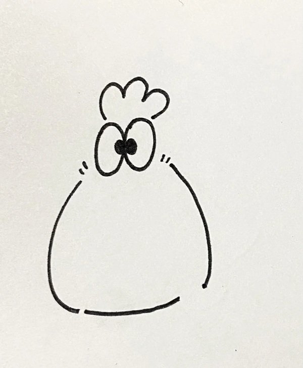 How to draw a chicken 2