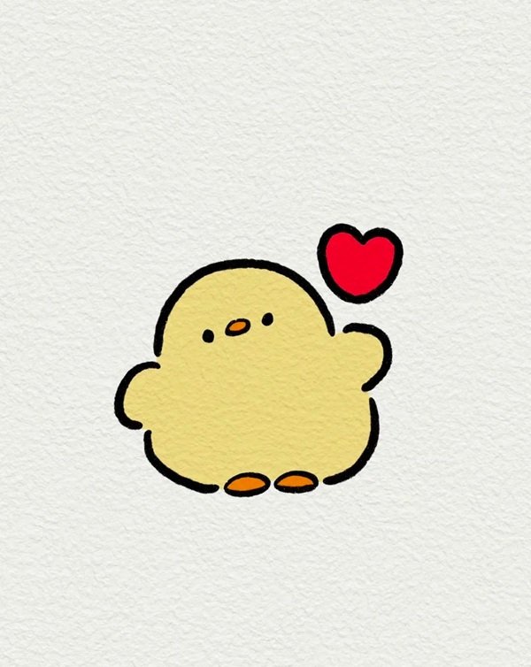 How to draw a chicken easy
