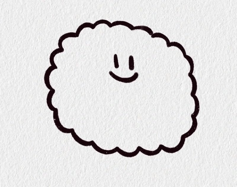 How to draw a chocolate chip cookie 2