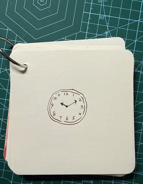 How to draw a clock 3