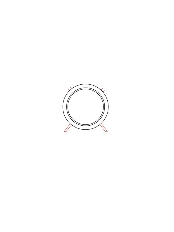 How to draw a clock easy 2