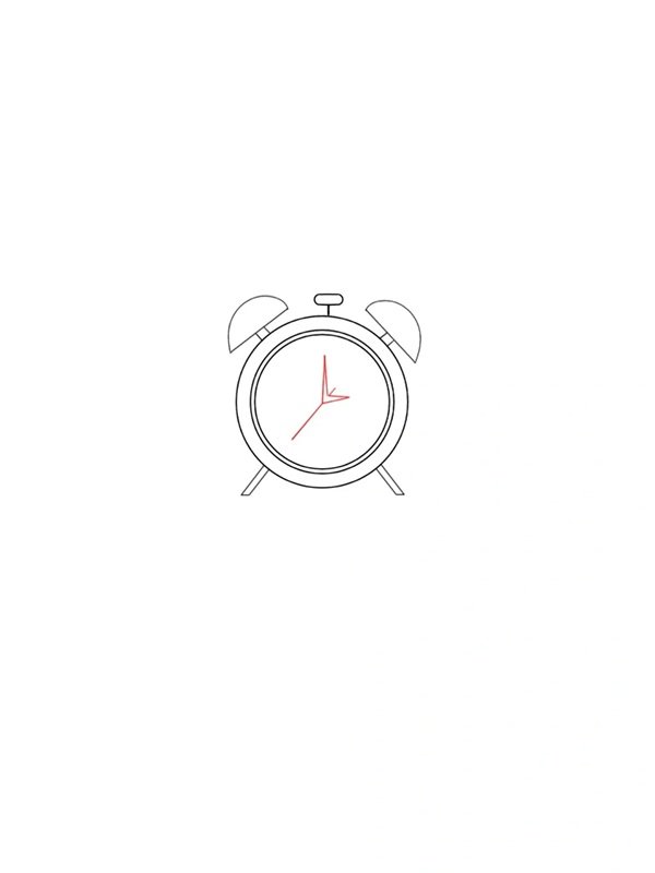 How to draw a clock easy 5