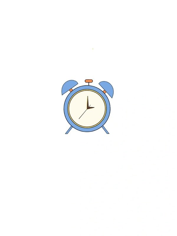 How to draw a clock easy