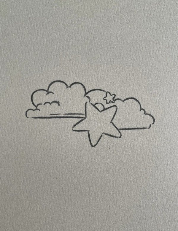 How to draw a cloud 3