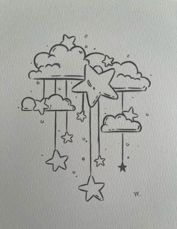 How to draw a cloud