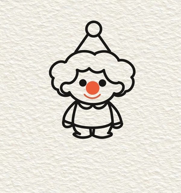 How to draw a clown beautiful 5