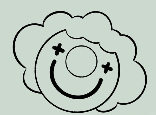 How to draw a clown easy 4