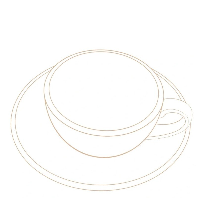 How to draw a coffee cup 1