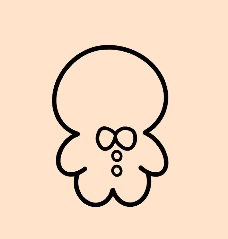 How to draw a cookie easy 4