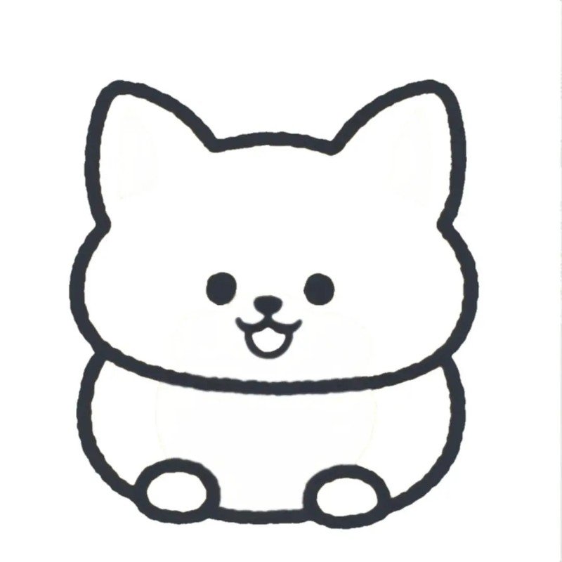 How to draw a corgi puppy 5
