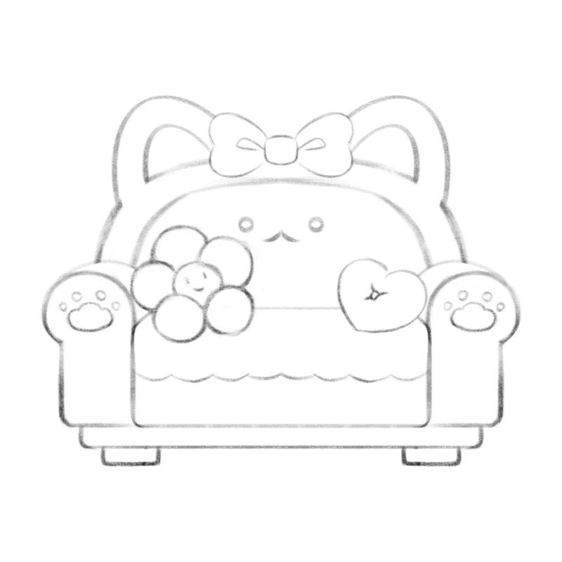 How to draw a couch beautiful 1