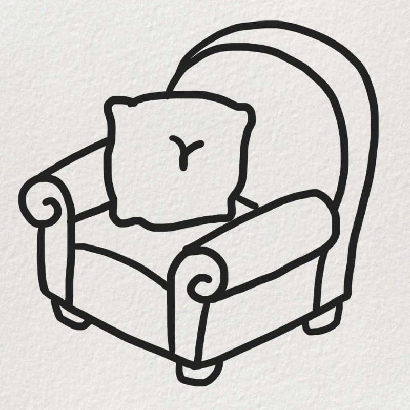 How to draw a couch easy step by ste 9