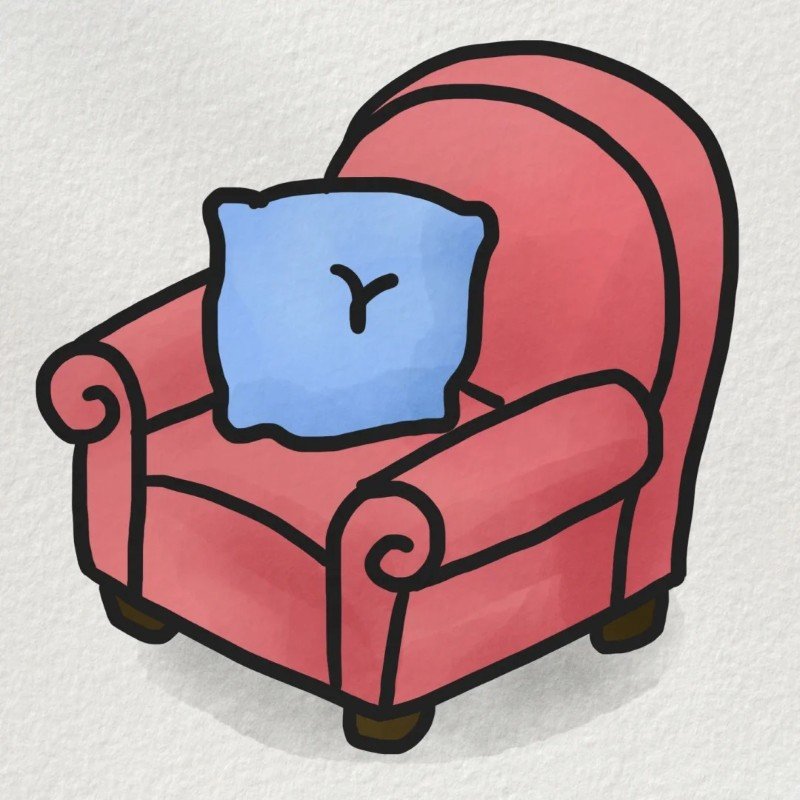 How to draw a couch easy step by ste