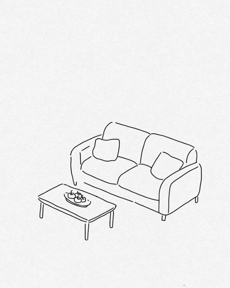 How to draw a couch step by step 4
