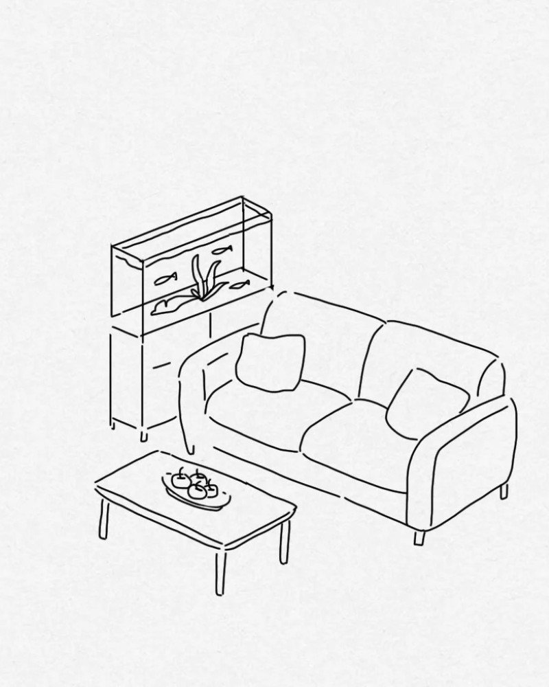 How to draw a couch step by step 7