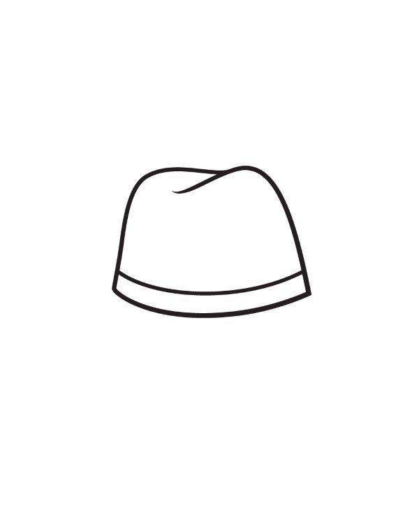 How to draw a cowboy hat 4