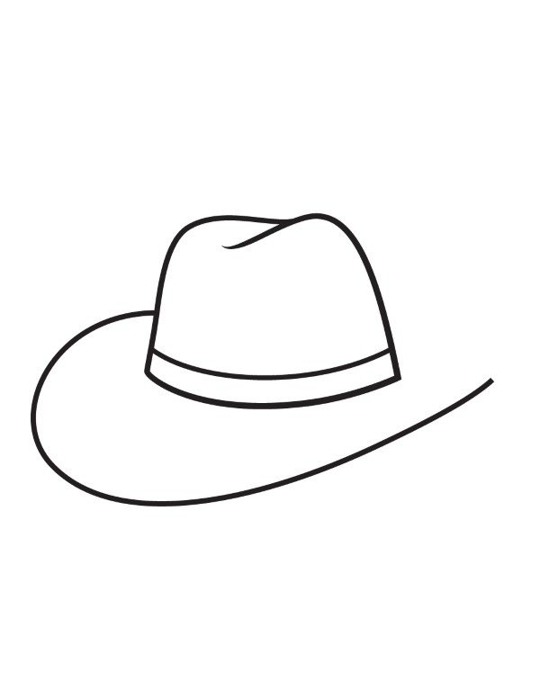 How to draw a cowboy hat 6