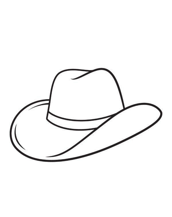 How to draw a cowboy hat 8