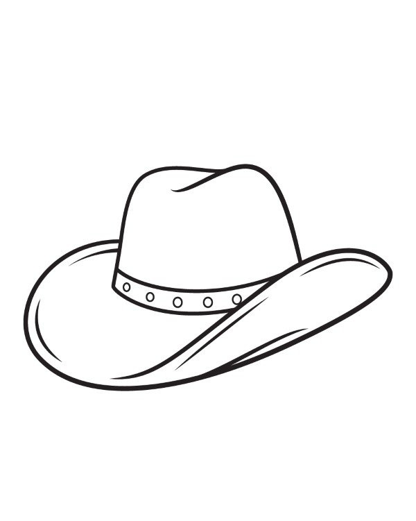 How to draw a cowboy hat 9