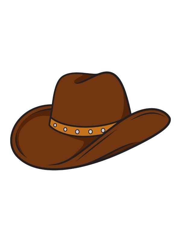 How to draw a cowboy hat