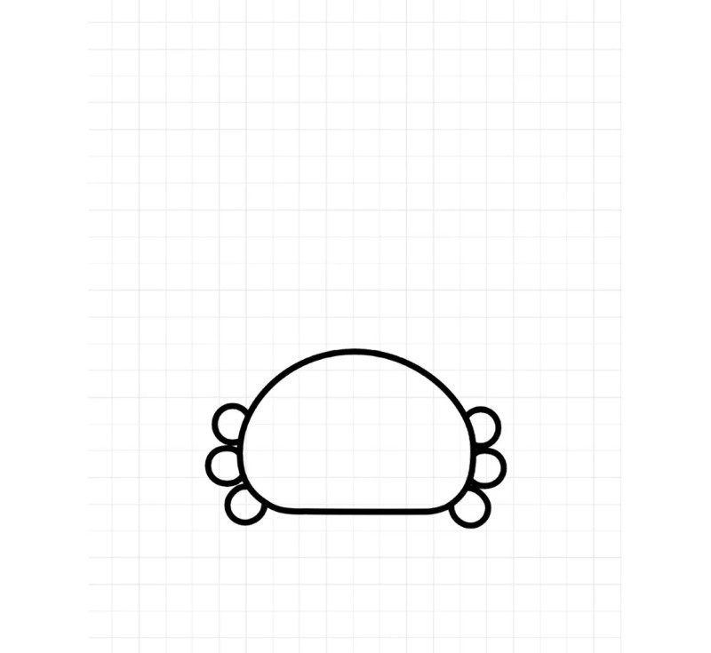 How to draw a crab easy 2
