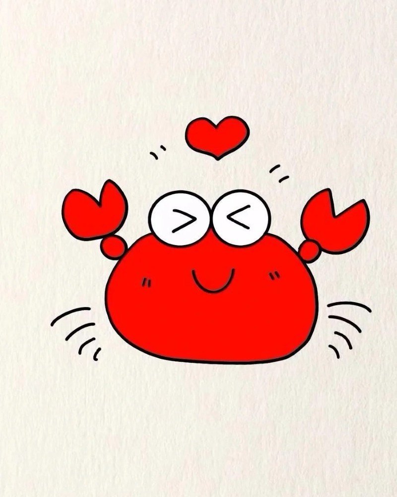 How to draw a crab step by step