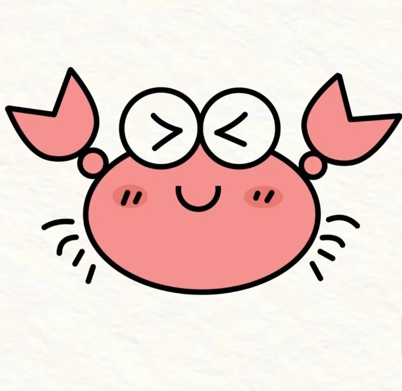 how to draw a crab