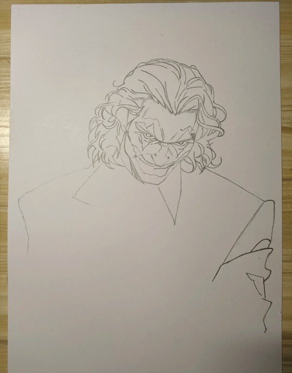 How to draw a creepy clown 3