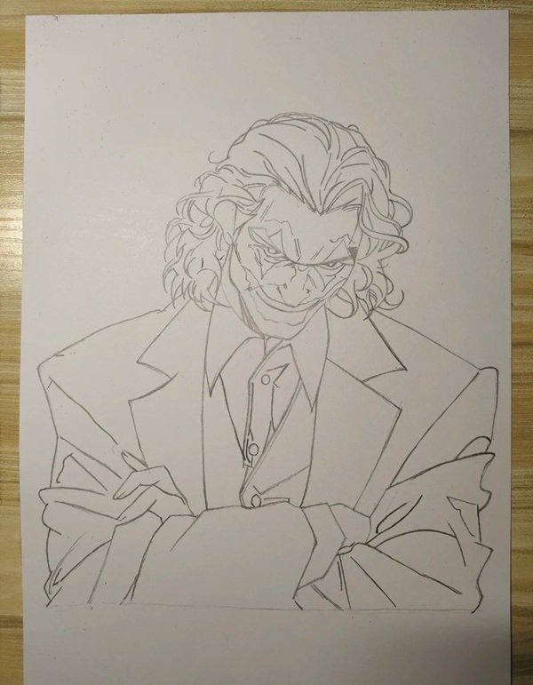 How to draw a creepy clown 4