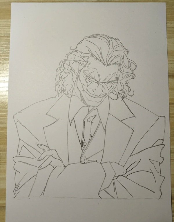 How to draw a creepy clown 5
