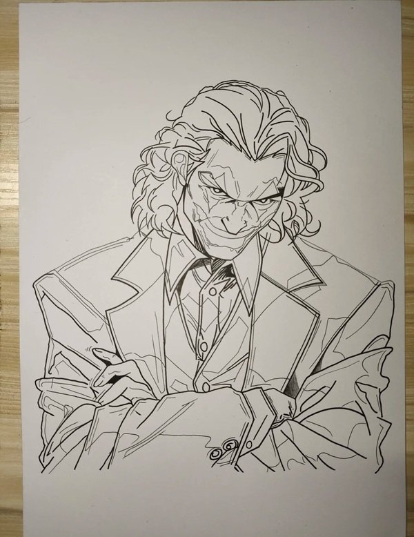 How to draw a creepy clown 7