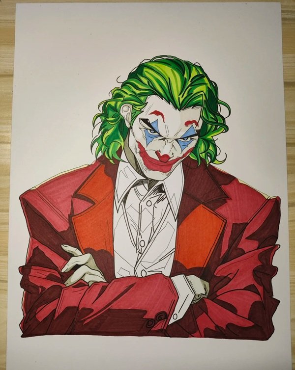 How to draw a creepy clown 9
