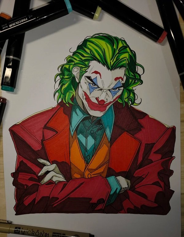 How to draw a creepy clown