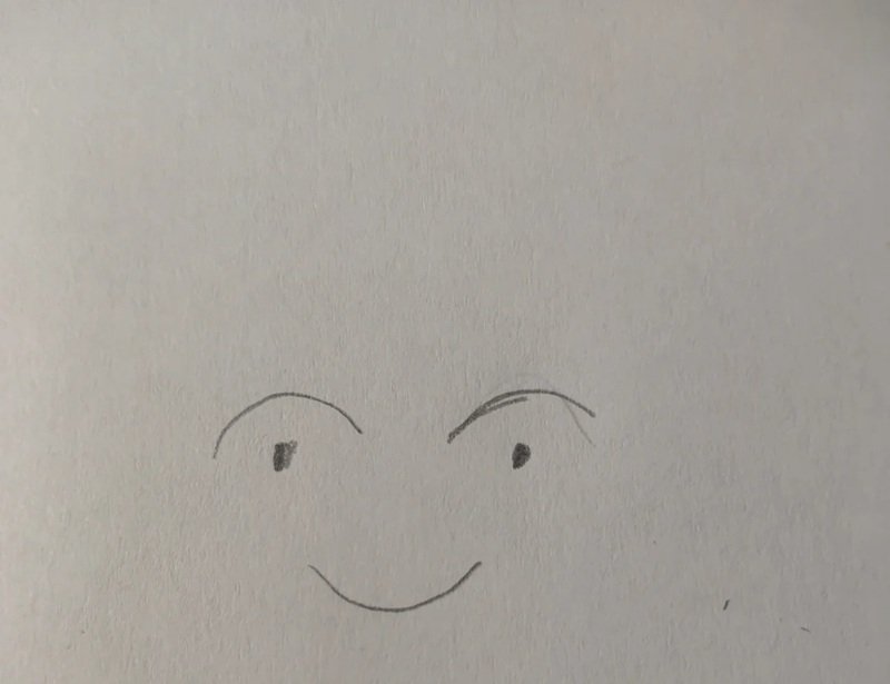How to draw a creepy smile 2