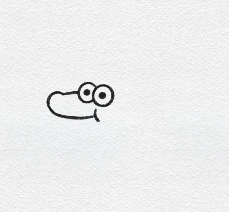 How to draw a crocodile easy 2