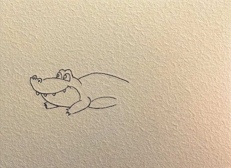 How to draw a crocodile for kids  3