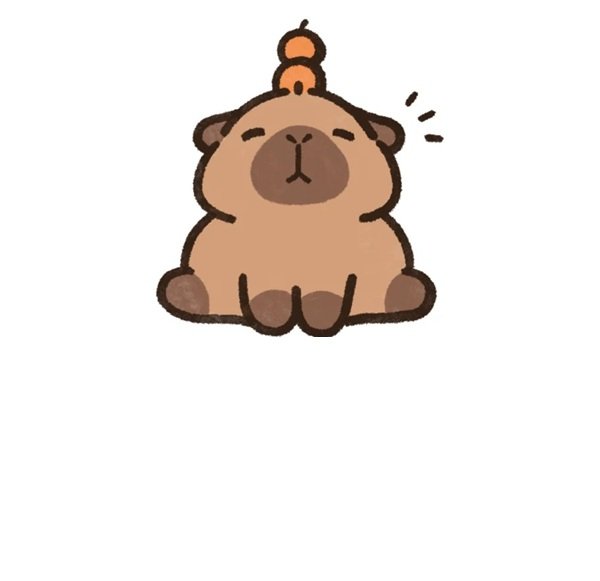 How to draw a cute capybara