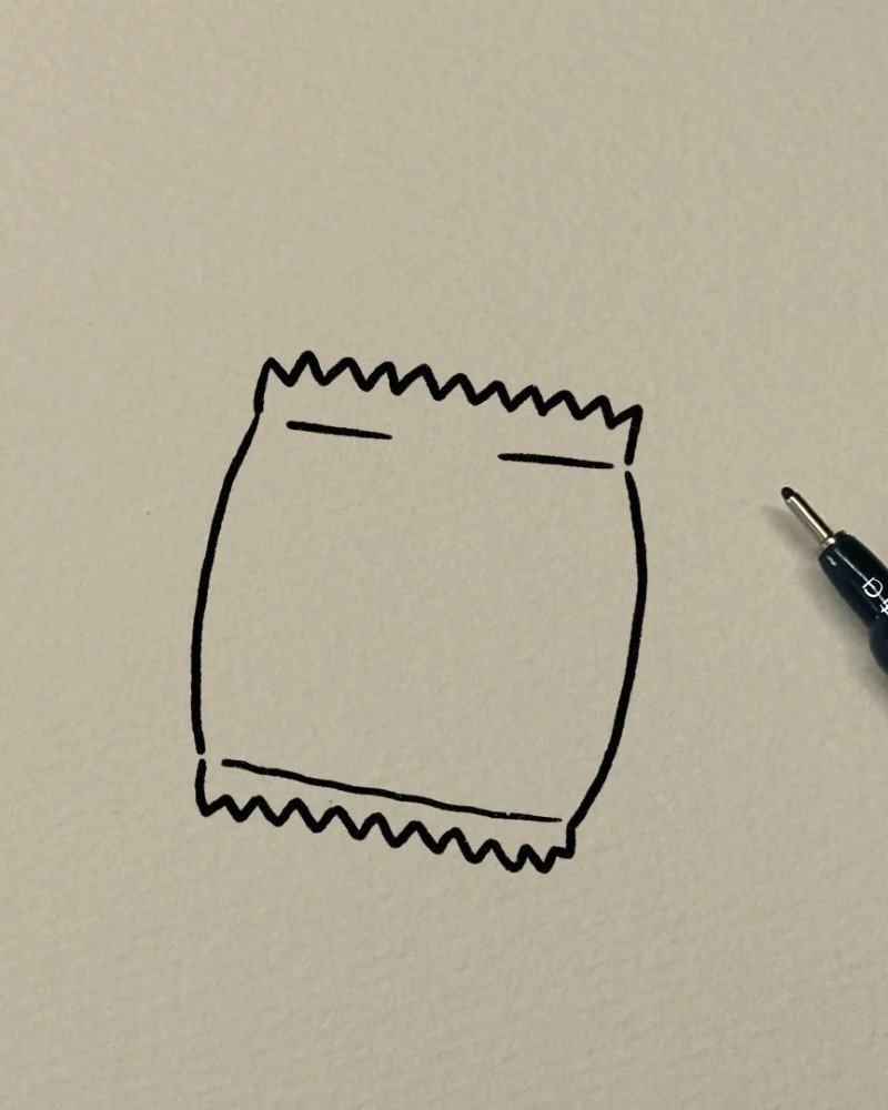 How to draw a cute cookie 2
