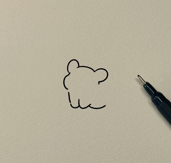 How to draw a cute dog 2