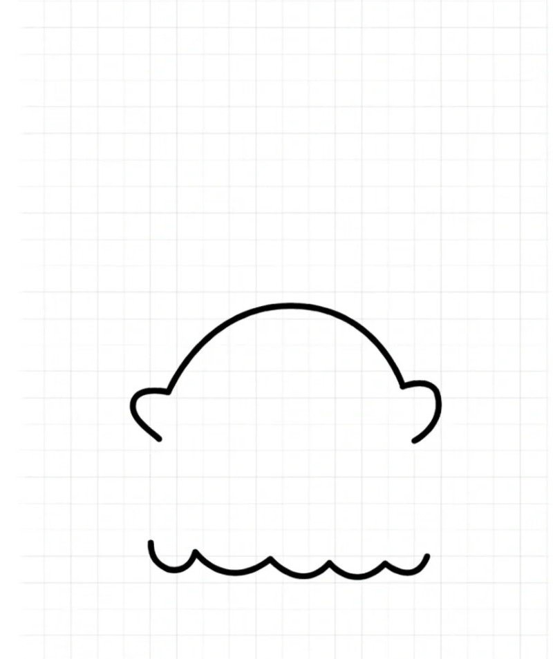 How to draw a cute ghost 2