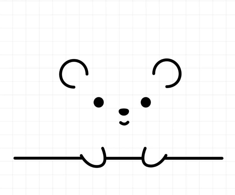 How to draw a cute Hedgehog 3