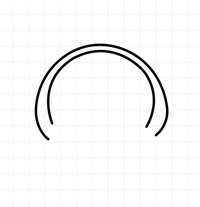 How to draw a cute jellyfish 1