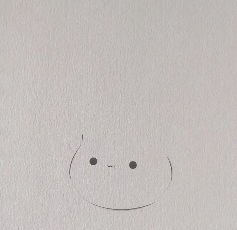 How to draw a cute mushroom 1