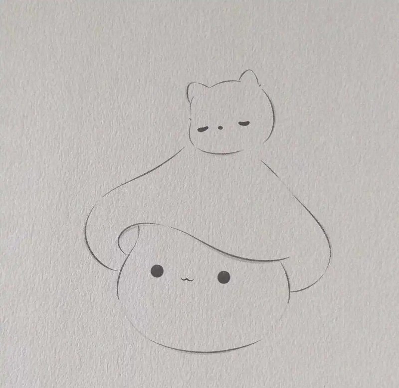 How to draw a cute mushroom 3