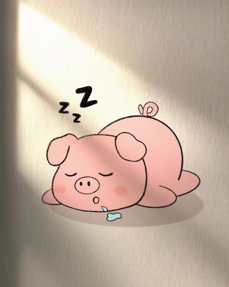 How to draw a cute pig