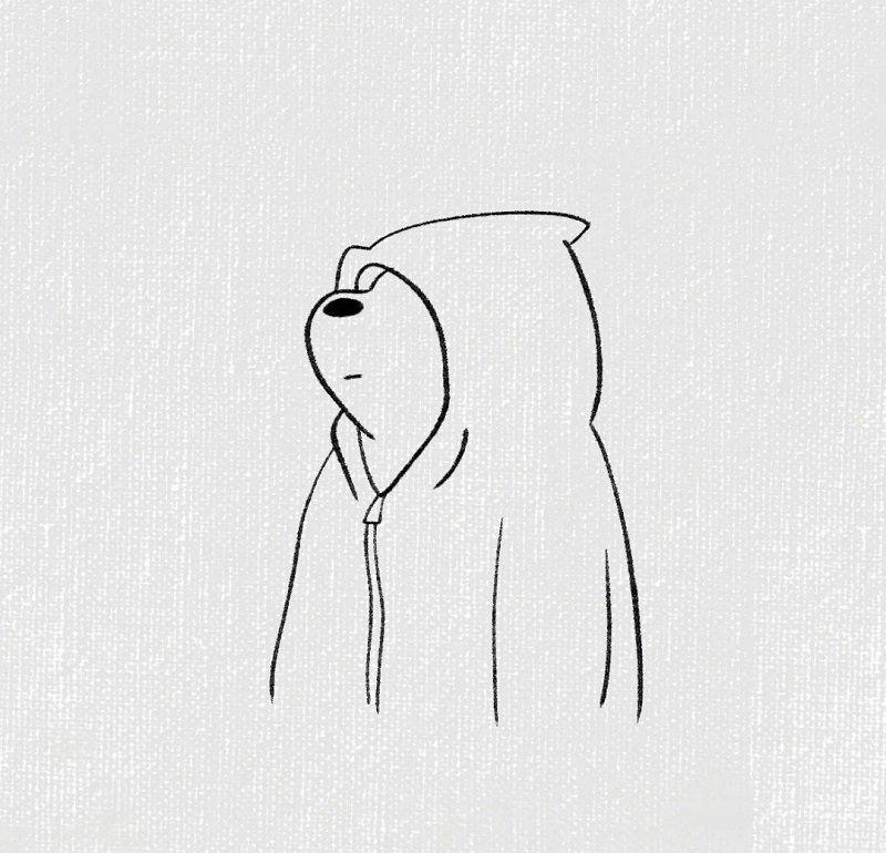 How to draw a cute polar bear 3