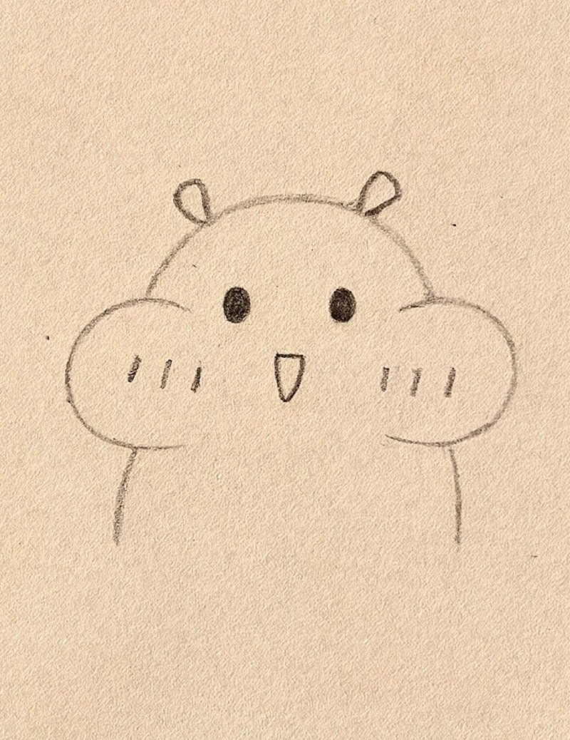 How to draw a cute squirrel 4