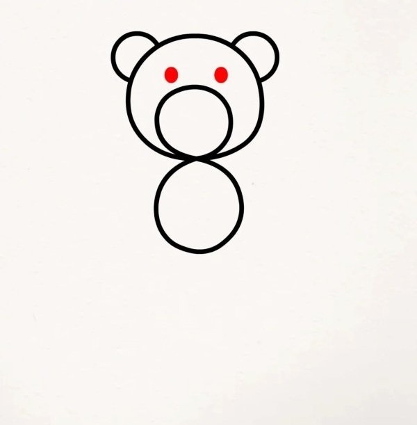 How to draw a cute teddy bear easy 4
