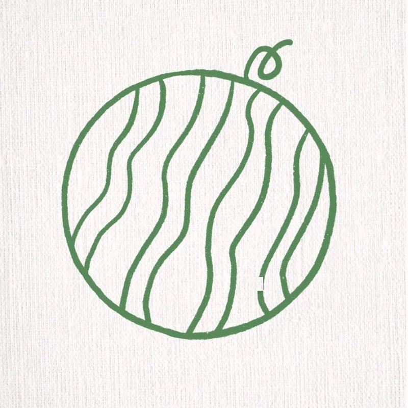 How to draw a cute watermelon 2