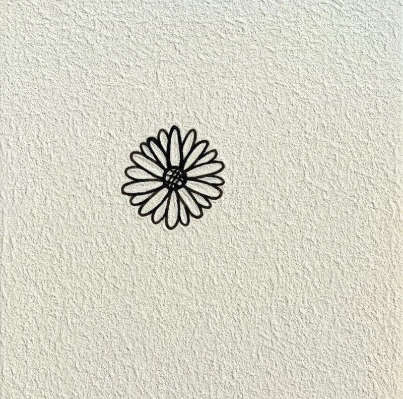 How to draw a daisy 3